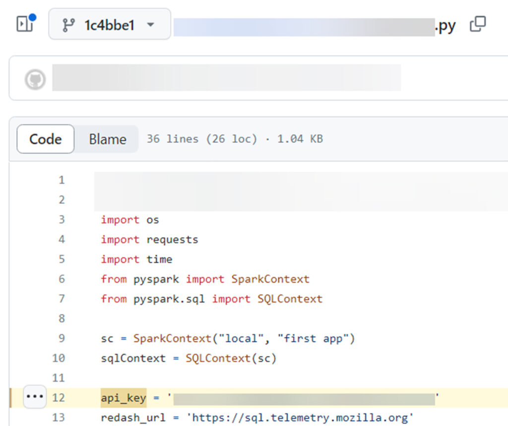 Secret that was exposed in a Git Commit